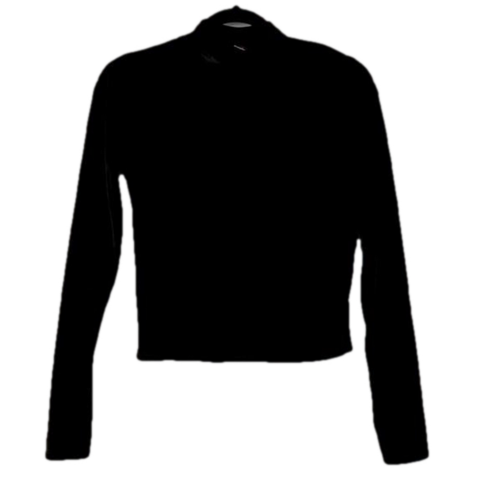 Don’t Call Me Jennyfer Womens Black Velvet Top Size Small